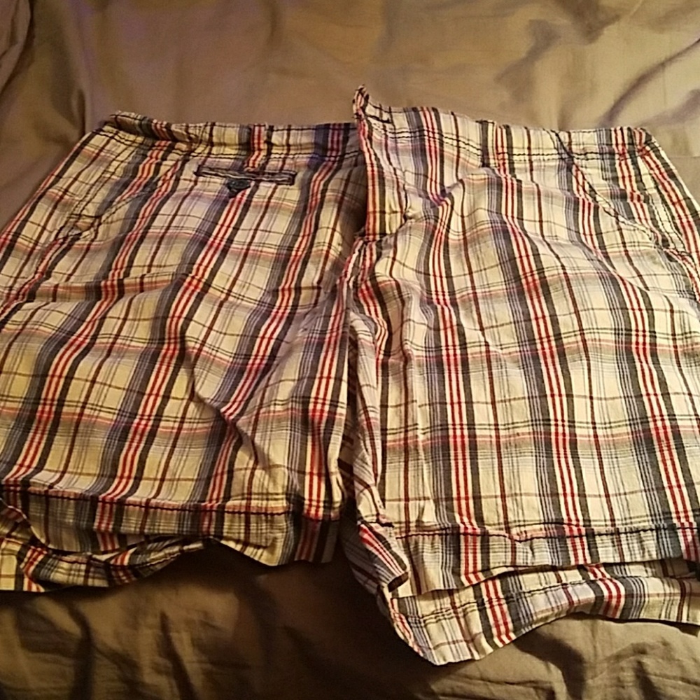 Plaid shorts
